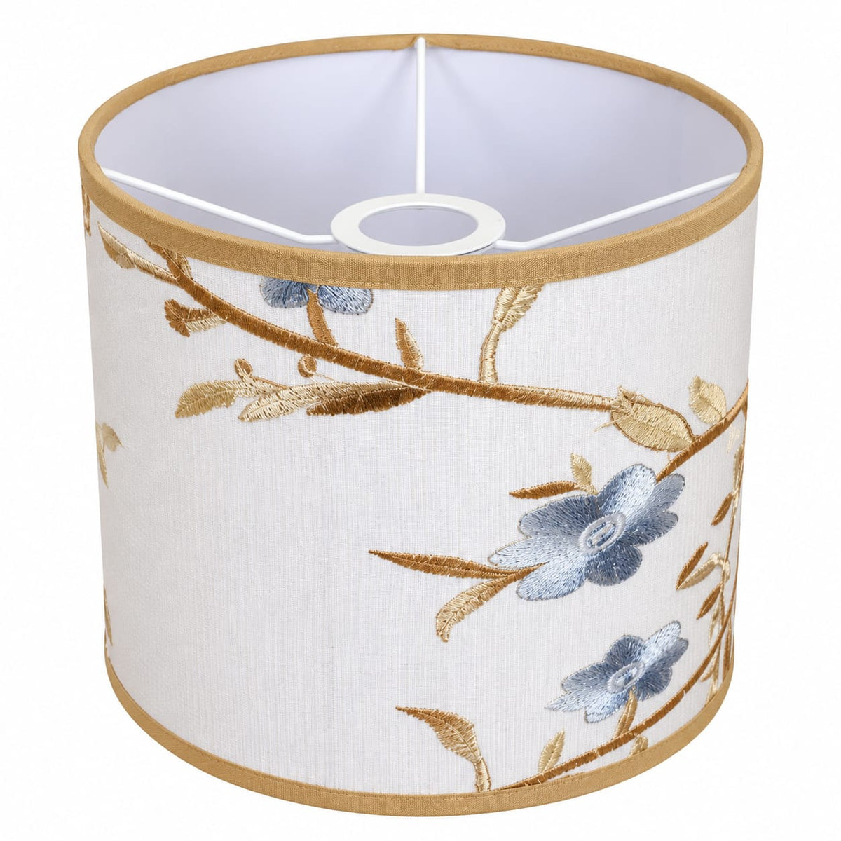 Drum Lampshade 8x8 Embroidered