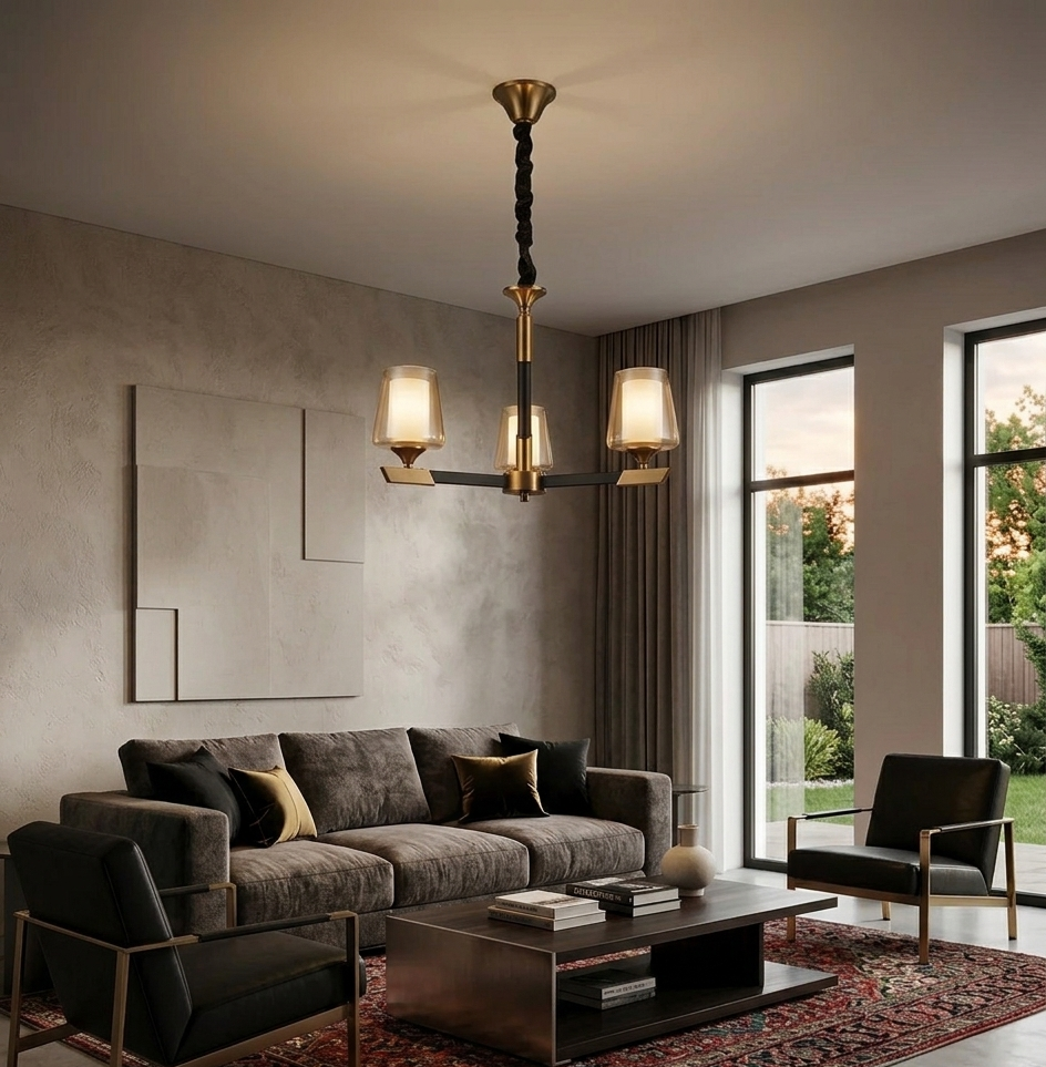 Regent 3 Light Chandelier 8031