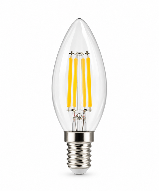 Candle Bulb Filament 4w E14 Warm White