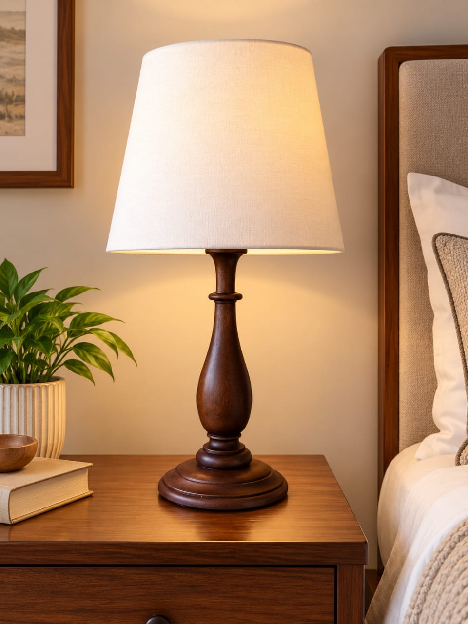 Walnut Botte Table Lamp M